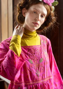 Gudrun Sjödén Webkleid „Kamelia“ aus Bio-Baumwolle/Seide