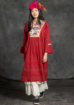 Gudrun Sjödén Webkleid „Kristina“ aus Bio-Baumwolle
