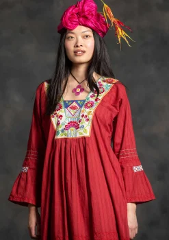 Gudrun Sjödén Webkleid „Kristina“ aus Bio-Baumwolle