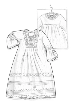 Gudrun Sjödén Webkleid „Kristina“ aus Bio-Baumwolle