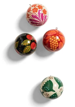 Gudrun Sjödén Weihnachtskugel „Gnistra“ aus Papiermaschee