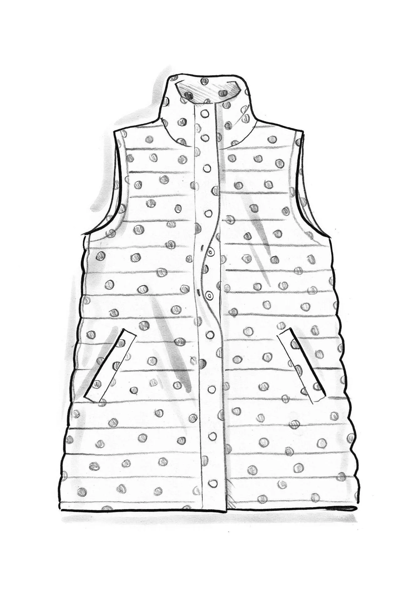 Gudrun Sjödén Weste „Susan“ aus Recycling-Polyester