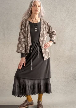 Gudrun Sjödén Wickelbluse „Clay“ aus Bio-Baumwolle