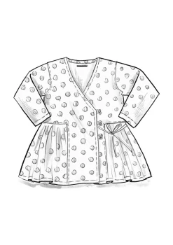 Gudrun Sjödén Wickelbluse „Piccolo“ aus Leinen